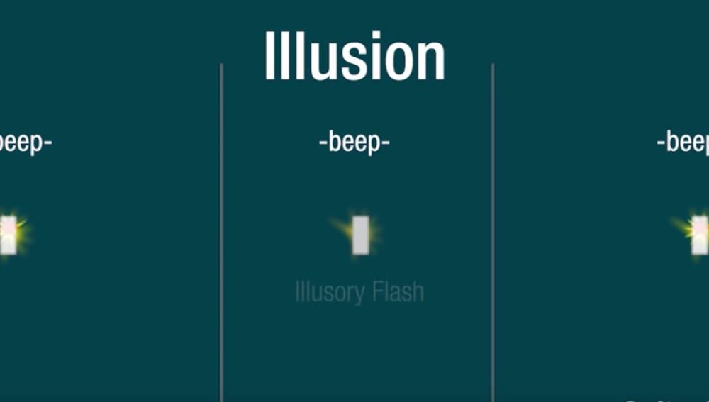 Ilusión óptica con flash