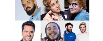 Los artistas más escuchados en Spotify