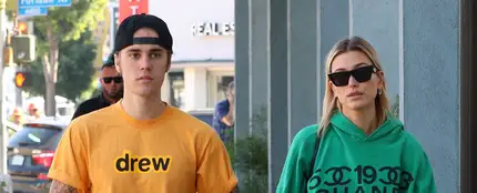 Justin Bieber junto a su mujer Hailey Baldwin Justin Bieber junto a su mujer Hailey Baldwin