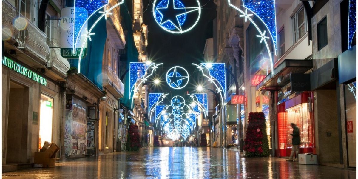 Luces de Navidad en Vigo en años anteriores a 2018