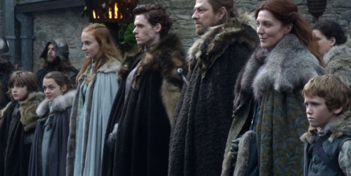 La familia Stark de 'Juego de Tronos'