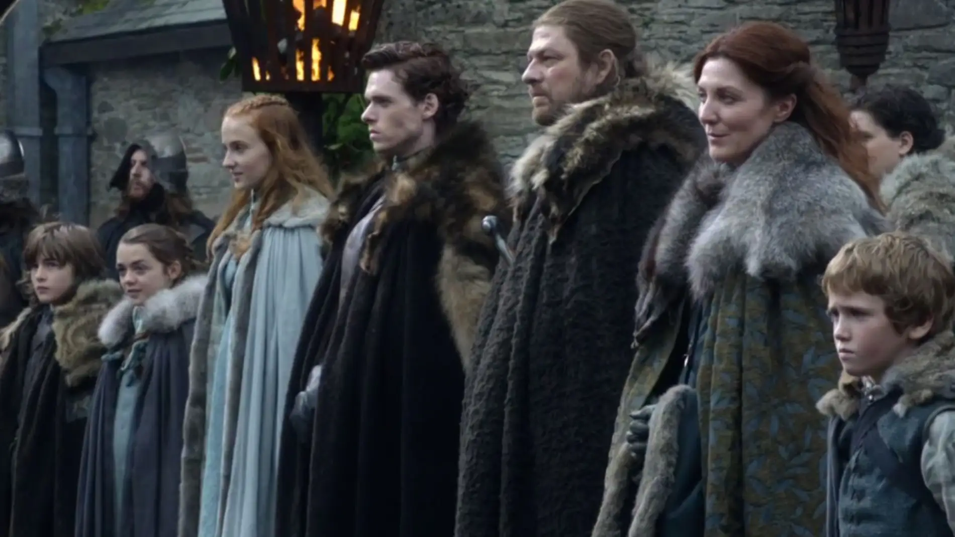 La familia Stark de 'Juego de Tronos'