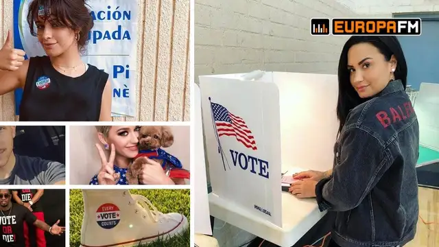 Los famosos se vuelcan con las elecciones de medio término de Estados Unidos