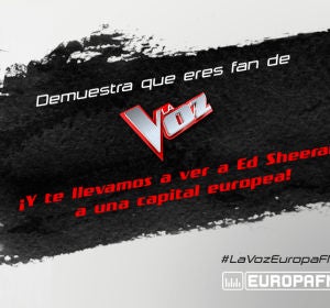 Concurso: Te llevamos a ver a Ed Sheeran con La Voz Concurso: Te llevamos a ver a Ed Sheeran con La Voz