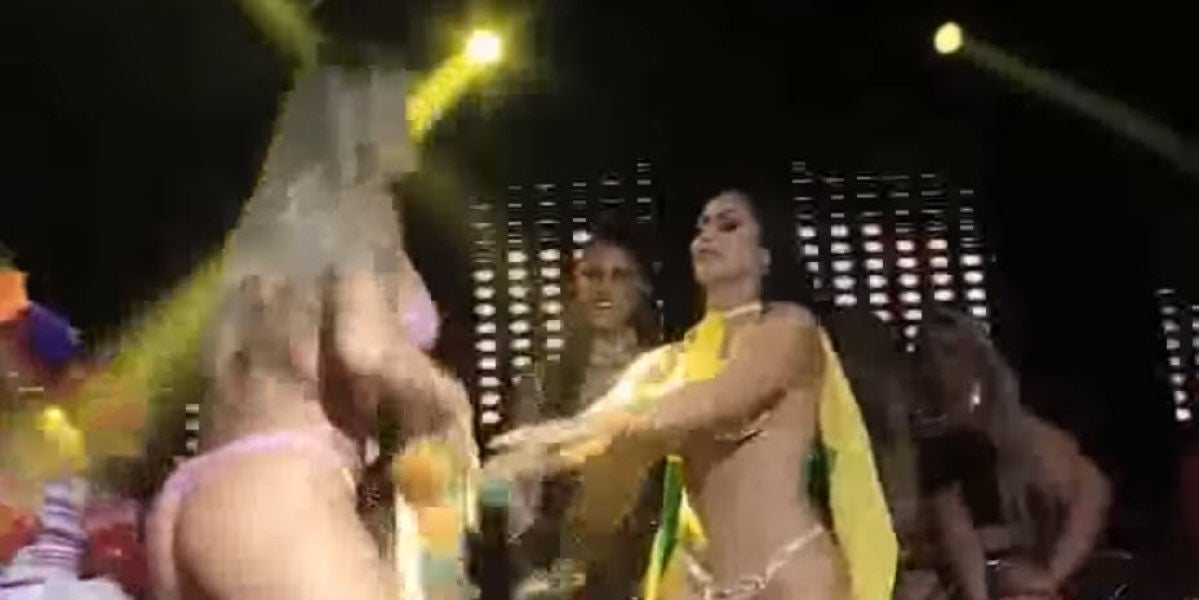 Dos modelos se pelean en 'Miss Bum Bum'