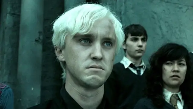 Tom Felton como Draco Malfoy en 'Harry Potter'