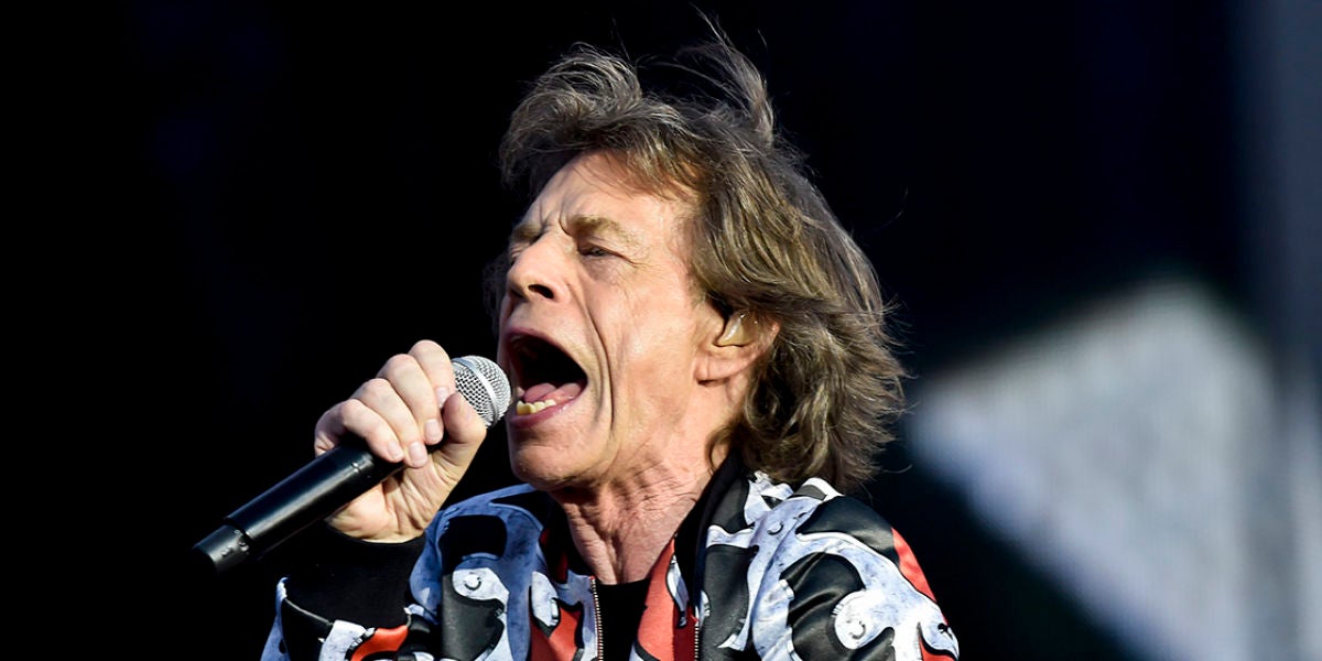 Mick Jagger en uno de sus últimos conciertos