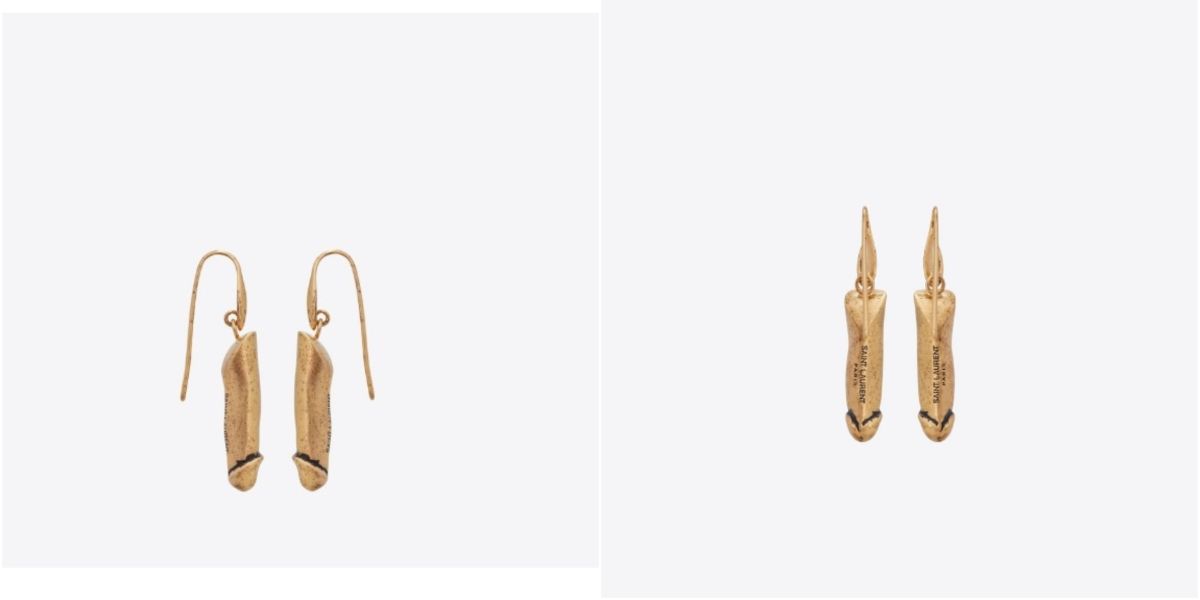 Los pendientes con forma de pene