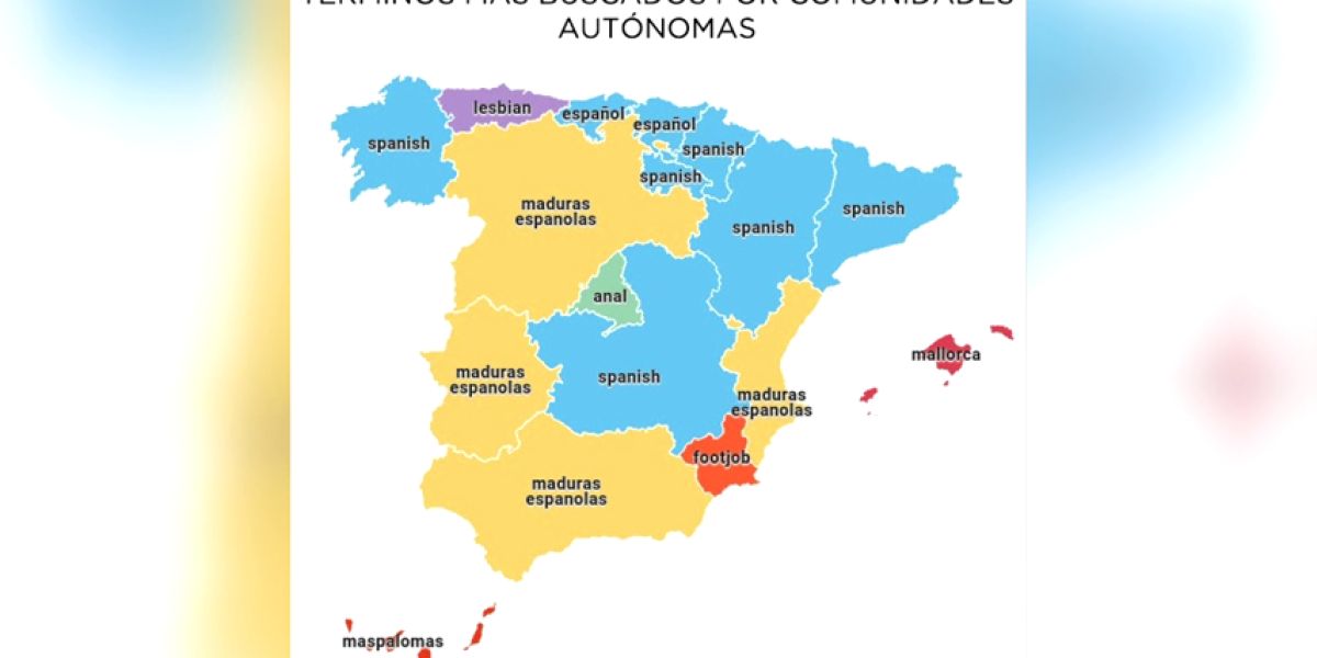 El mapa de porno en España: qué se busca, desde dónde y cuánto tiempo se consume