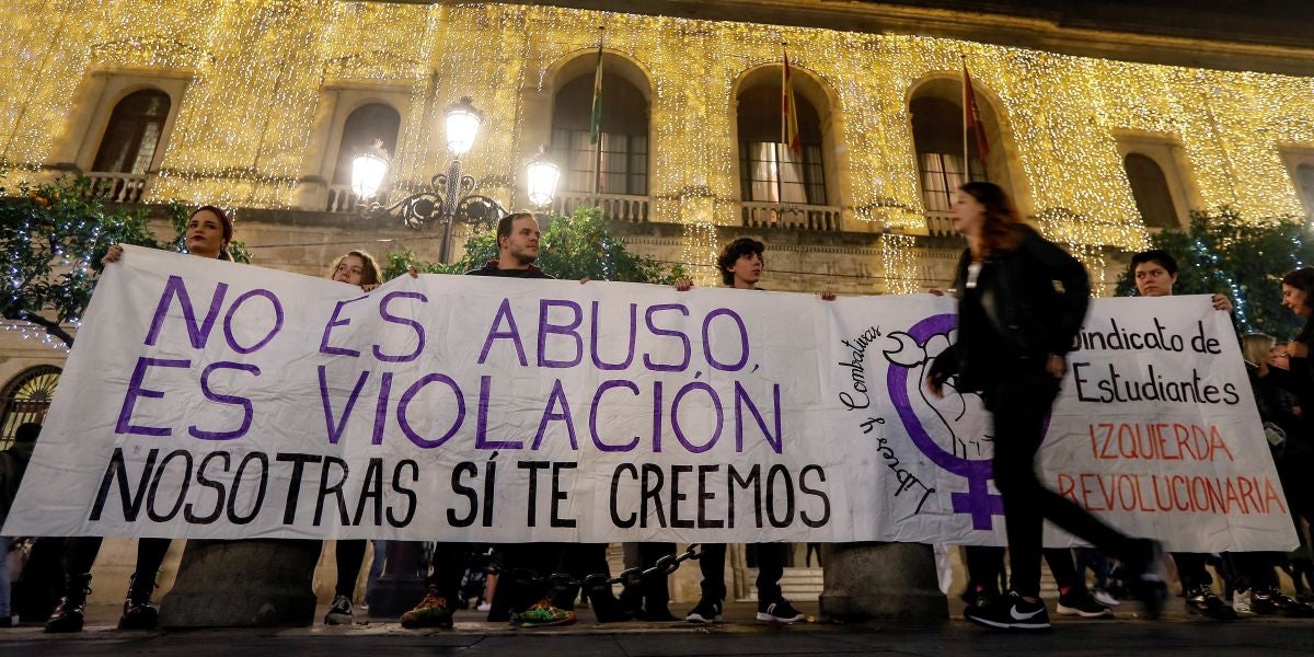 Organizan diversas concentraciones en repulsa a la sentencia de 'La Manada' y para apoyar a la víctima