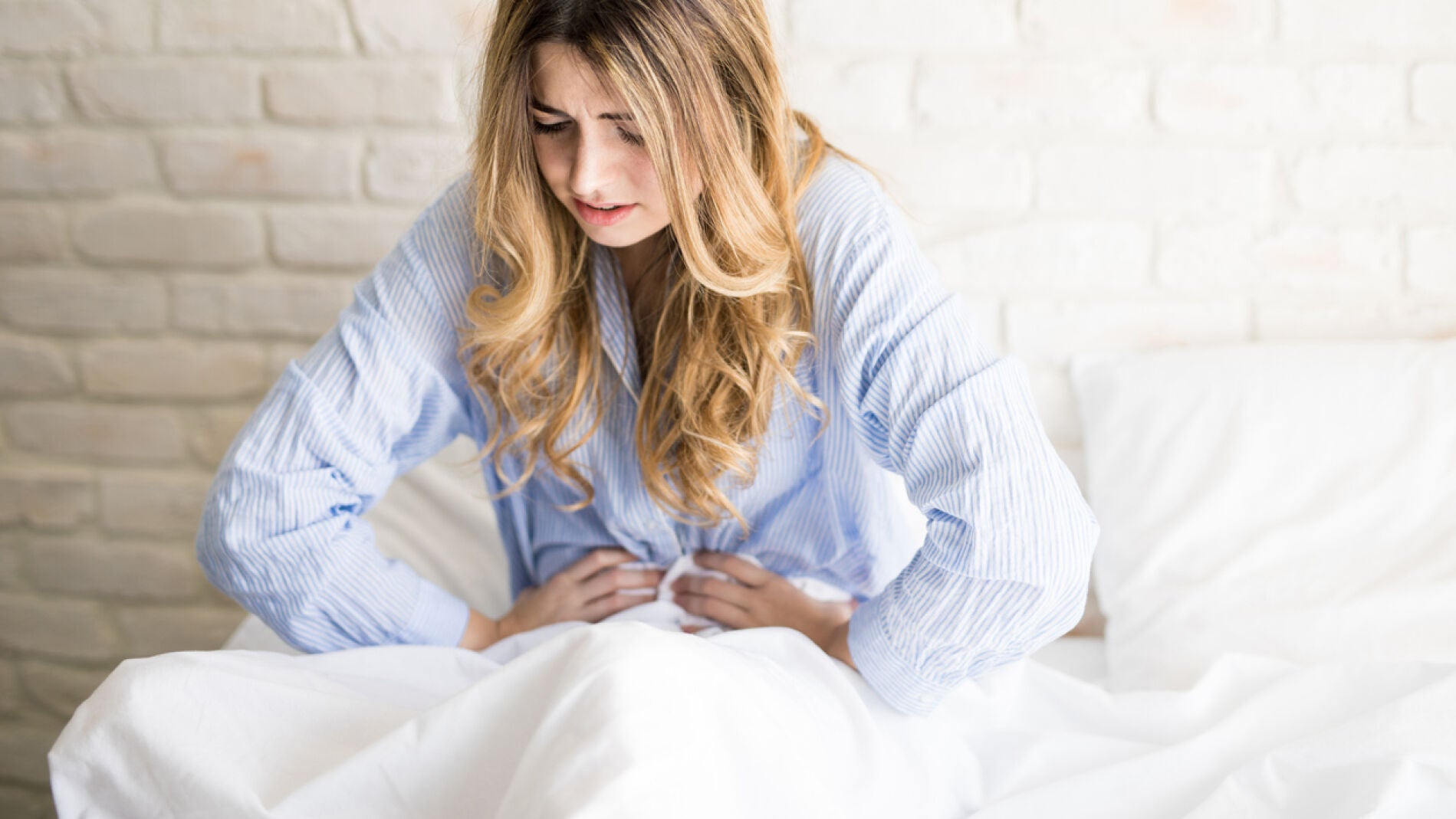 Una chica con la menstruación