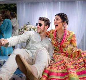 Nick Jonas y Priyanka Chopra en su preboda Nick Jonas y Priyanka Chopra en su preboda