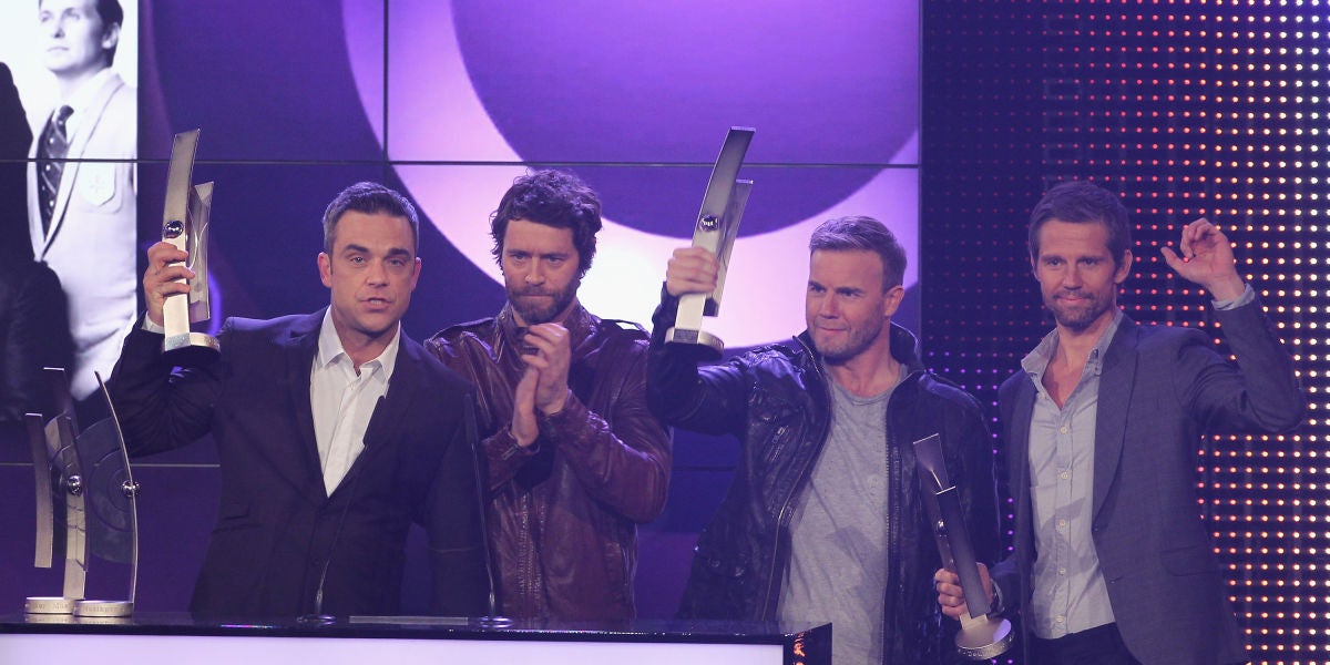 Los miembros de Take That