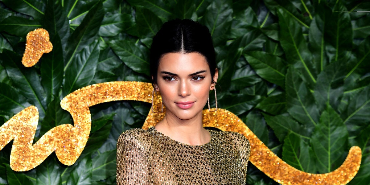 Kendall Jenner en los British Fashion Awards 2018