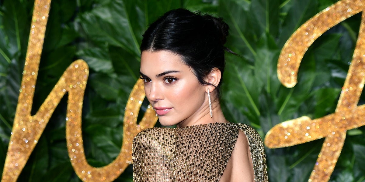 Kendall Jenner en los British Fashion Awards 2018