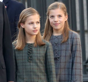 La princesa Leonor y la infanta Sofía La princesa Leonor y la infanta Sofía