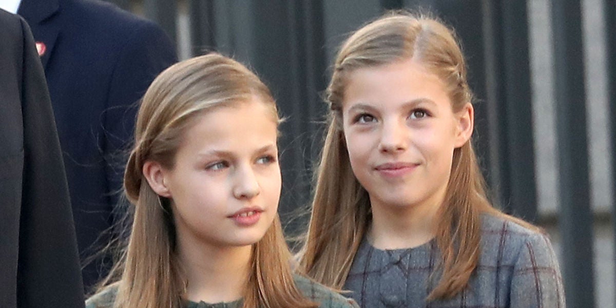 La princesa Leonor y la infanta Sofía
