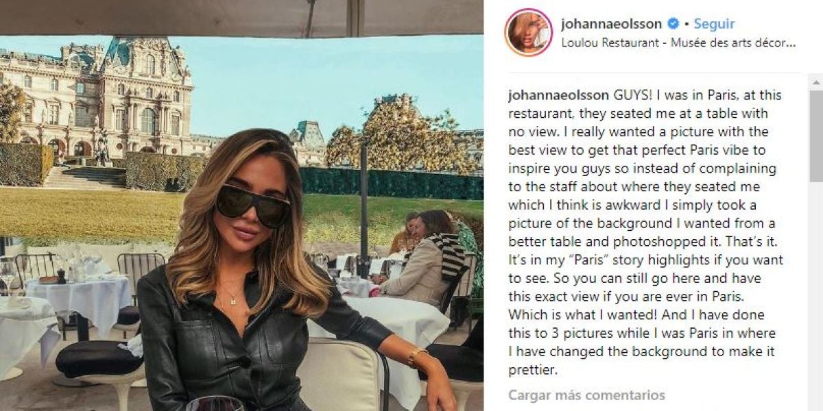 Johanna Olsson en Instagram
