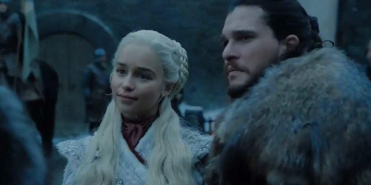 Daenerys y Jon Snow en la última temporada de 'Juego de Tronos'