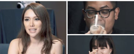 Una presentadora da de probar su leche materna a sus compañeros de programa