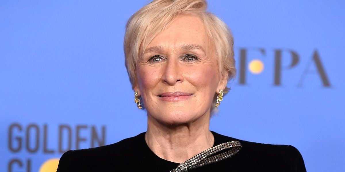 Glenn Close en los Globos de Oro 2019