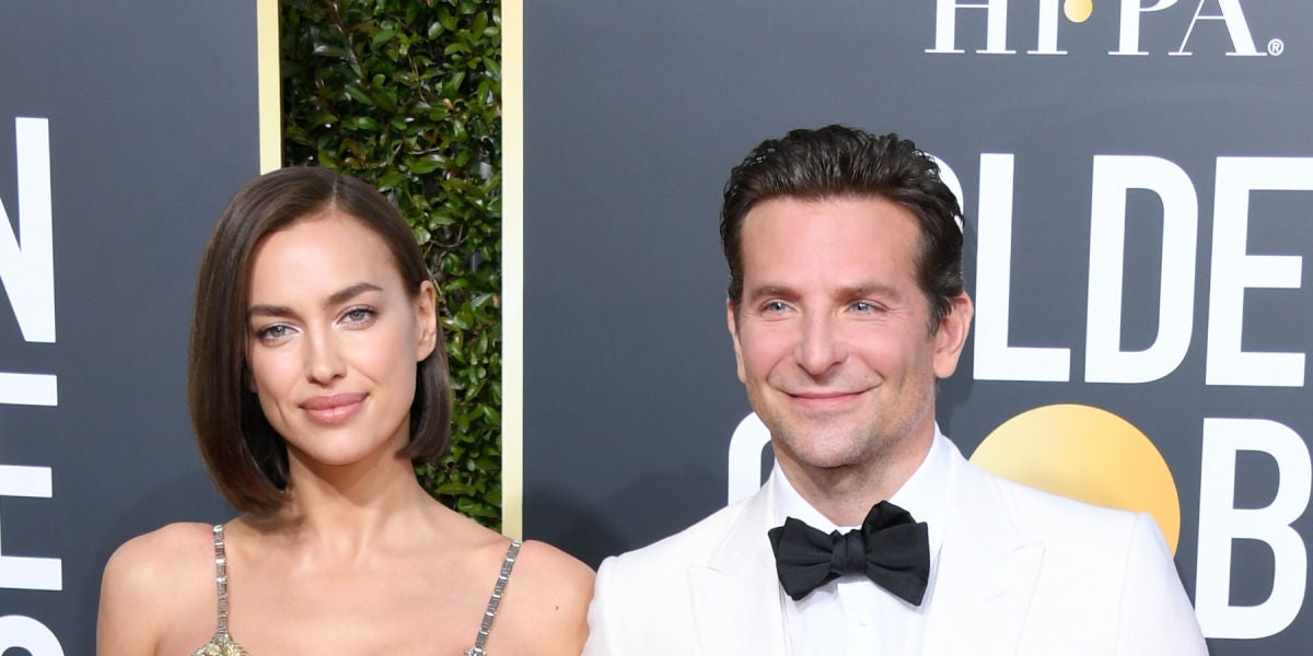Irina Shayk y Bradley Cooper en los Globos de Oro 2019