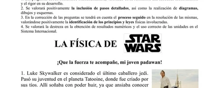 Examen de física de 'Star Wars' Examen de física de 'Star Wars'