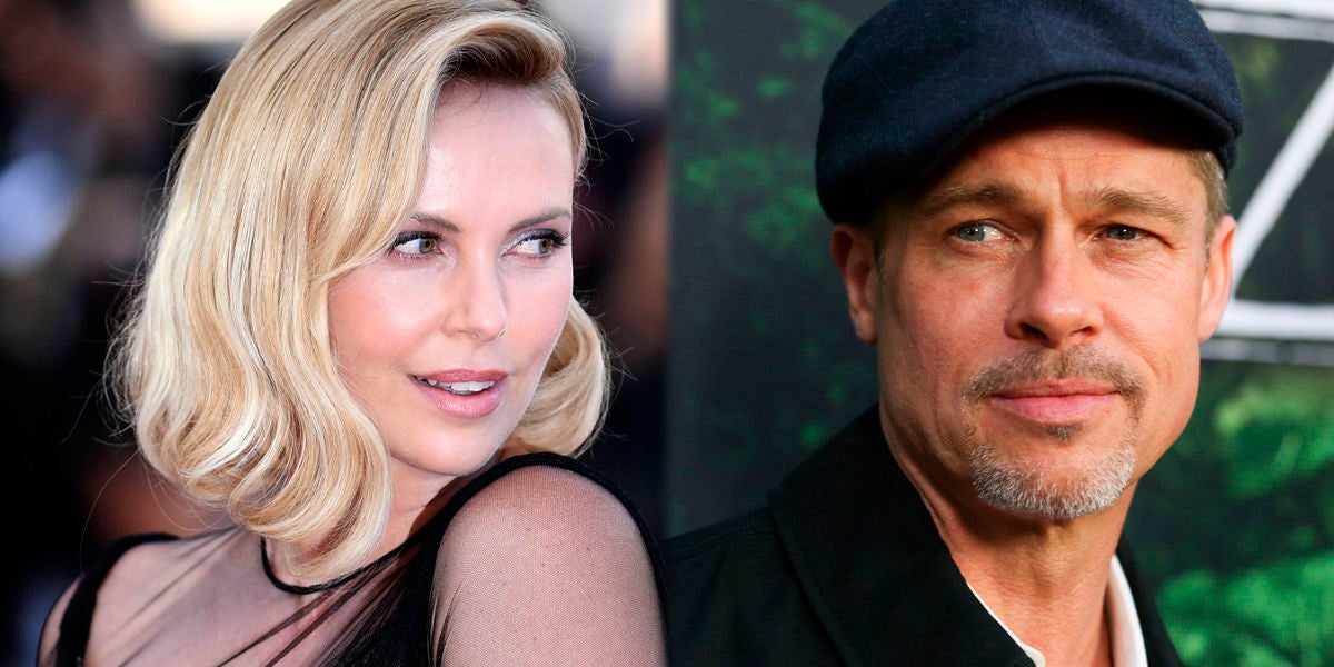 Charlize Theron y Brad Pitt