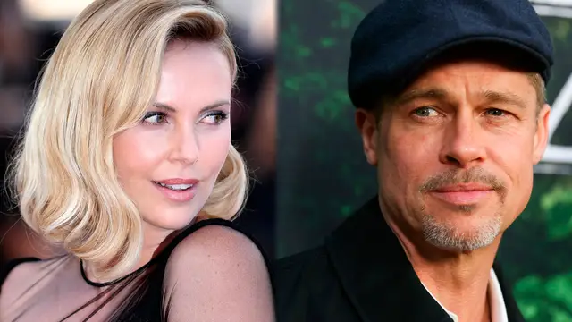 Charlize Theron y Brad Pitt