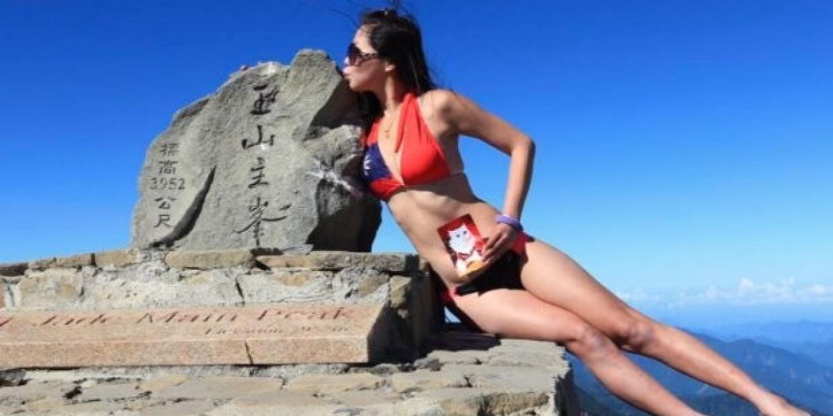 Gigi Wu, la 'escaladora del bikini'