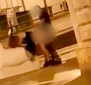 Pareja pillada teniendo sexo Pareja pillada teniendo sexo