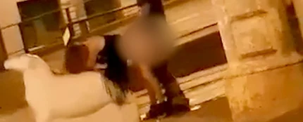 Pareja pillada teniendo sexo Pareja pillada teniendo sexo