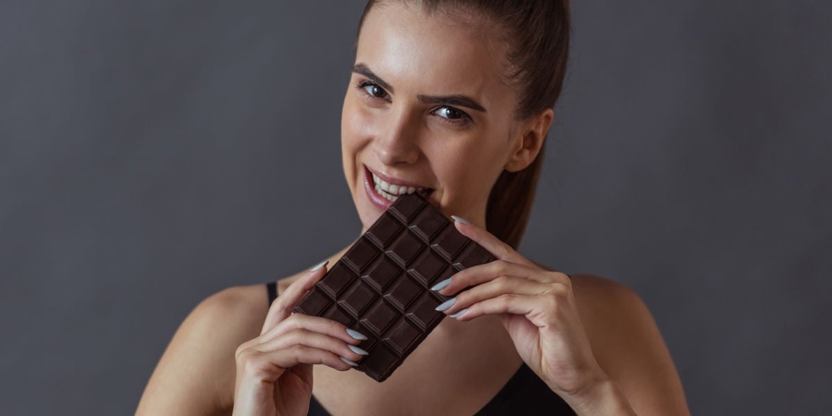 Comiendo chocolate