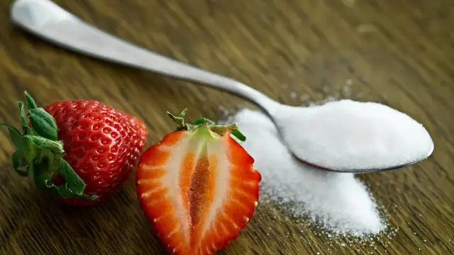 Fresas con azúcar