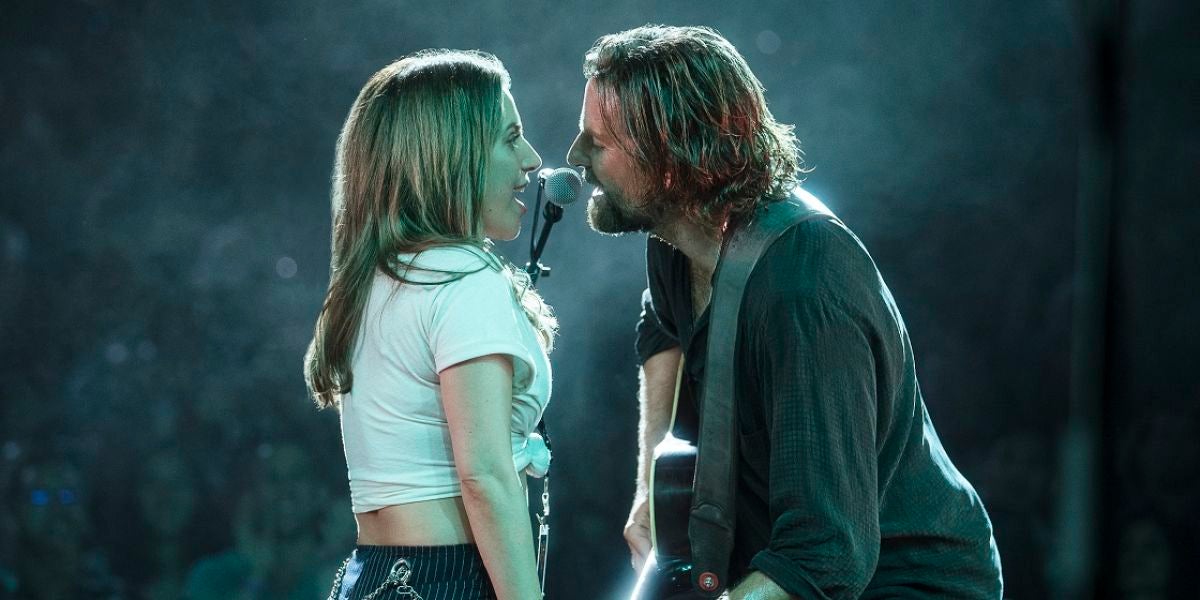 Lady Gaga y Bradley Cooper en 'Ha nacido una estrella'