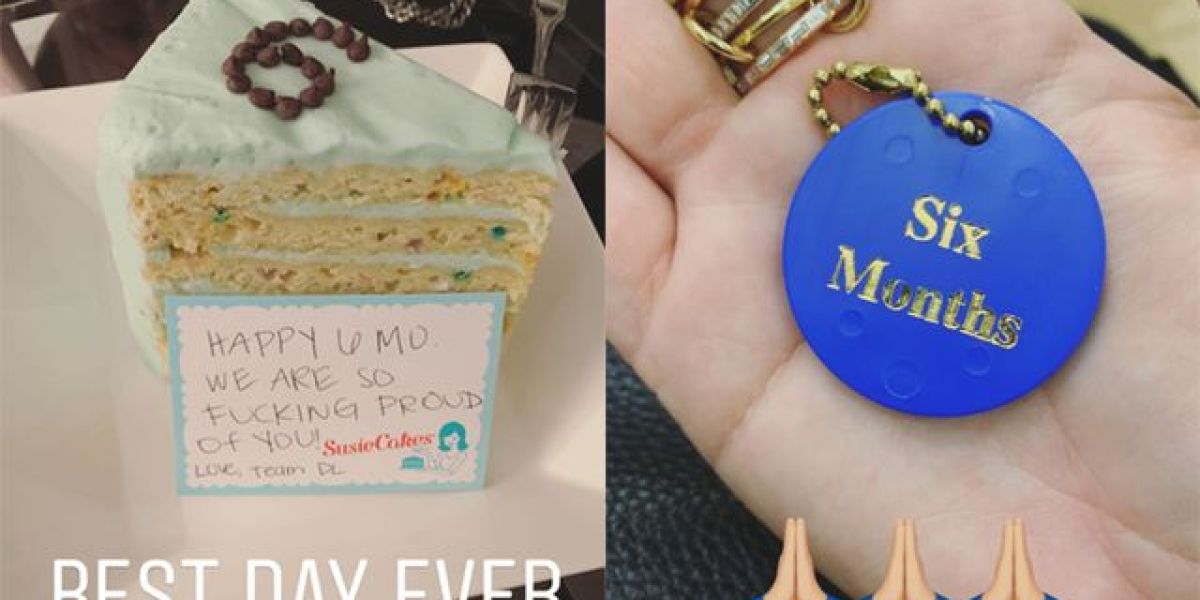 Demi Lovato celebra sus 6 meses sin adicciones