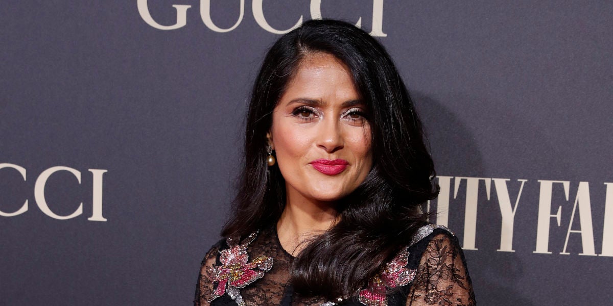 Salma Hayek en los Premios Vanity Fair 2018