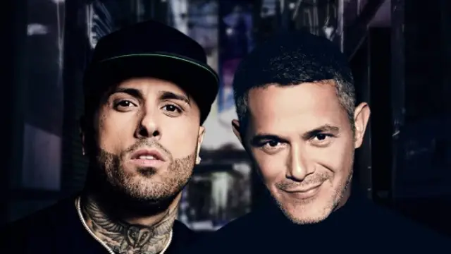 Nicky Jam y Alejandro Sanz