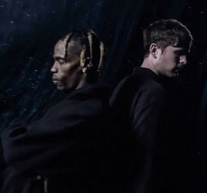 Travis Scott y James Blake en el vídeo de 'Mile High' Travis Scott y James Blake en el vídeo de 'Mile High'