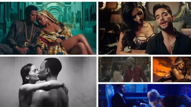Videoclips protagonizados por cantantes con sus parejas