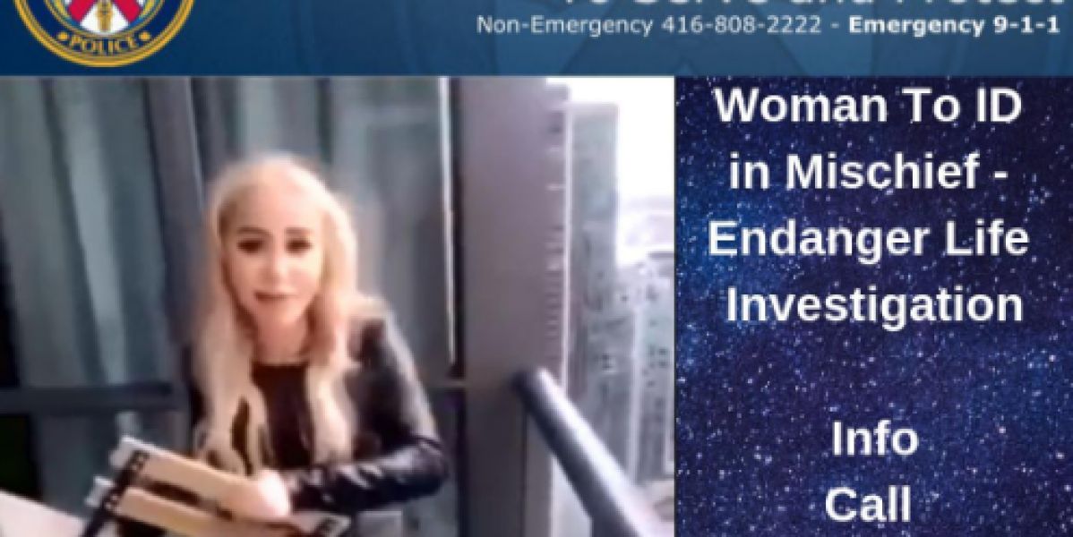 Imagen de la influencer de Canadá que ha sido detenida