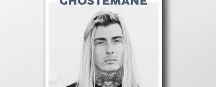 El cartel que anunciaba el concierto de Ghostemane El cartel que anunciaba el concierto de Ghostemane