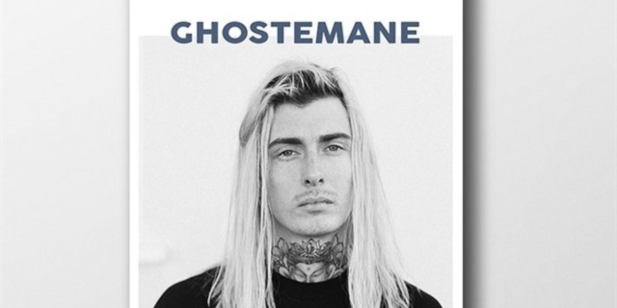 El cartel que anunciaba el concierto de Ghostemane