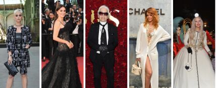 Katy Perry, Penélope Cruz, Rihanna y Lady Gaga vestidas por Karl Lagerfeld