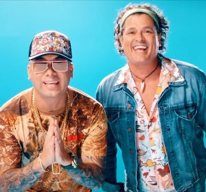 Wisin y Carlos Vives en el vídeo de 'Si me das tu amor' Wisin y Carlos Vives en el vídeo de 'Si me das tu amor'