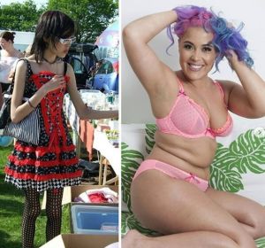 La imagen que muestra cómo Megan Jayne Crabbesuperó la anorexia. La imagen que muestra cómo Megan Jayne Crabbesuperó la anorexia.