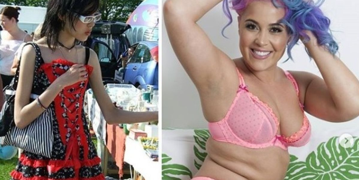 La imagen que muestra cómo Megan Jayne Crabbesuperó la anorexia.