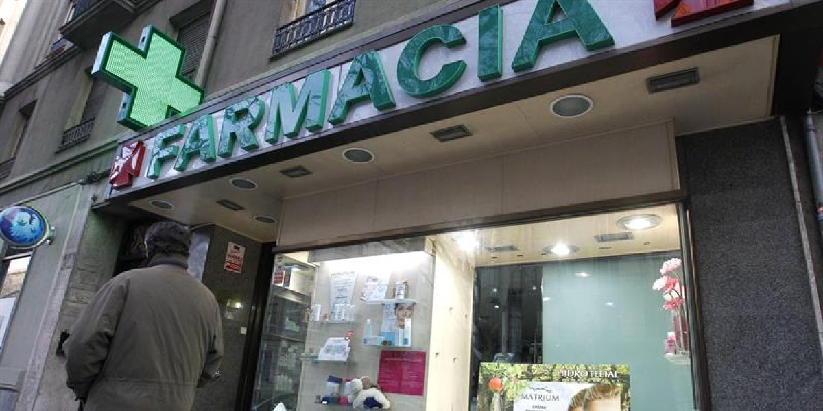 La fachada de una farmacia