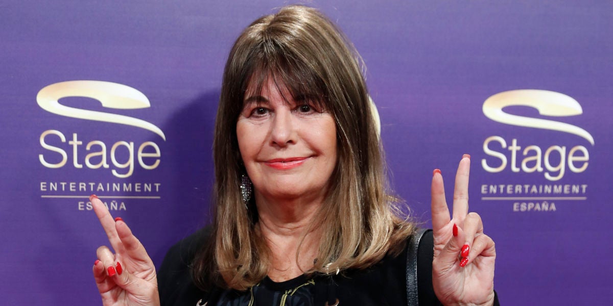 Esperanza Gracia en la premiere del musical de Anastasia