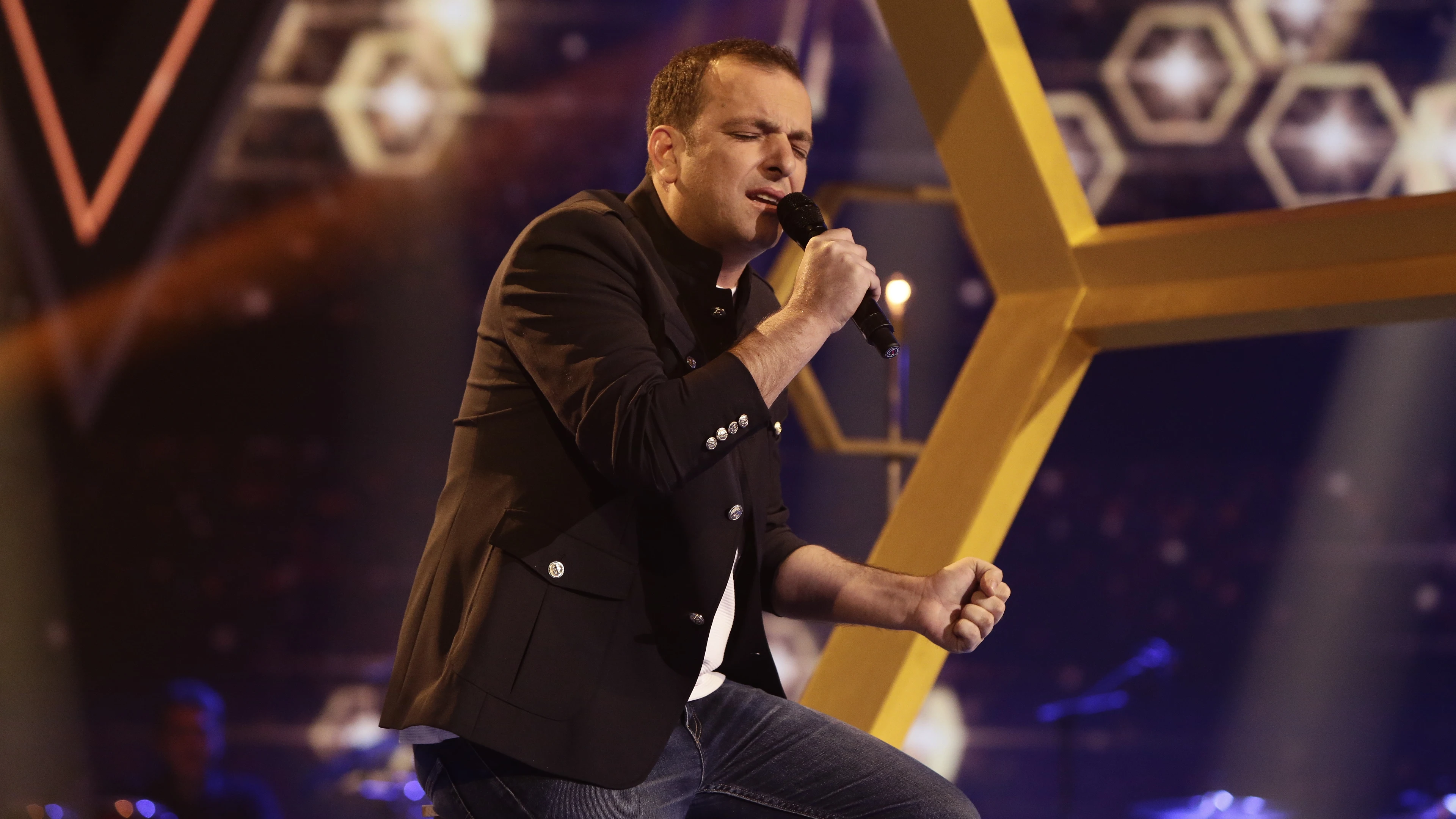 Javi Moya canta ‘Si tú no estás aquí’ en los Directos de ‘La Voz’